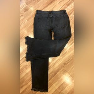 Free People Black flare jeans